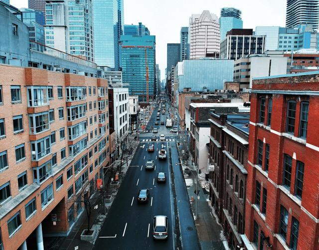 Street view of Toronto